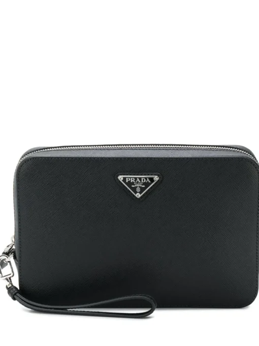 PRADA , Saffiano leather pouch
