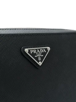 PRADA , Saffiano leather pouch