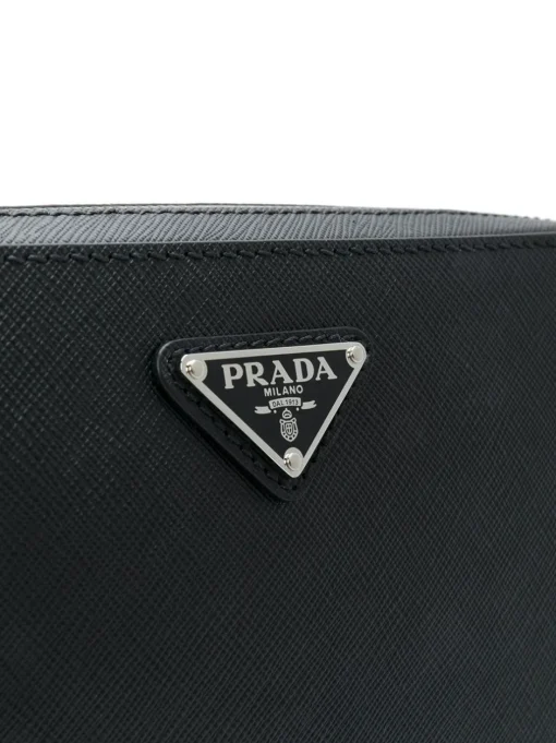 PRADA , Saffiano leather pouch