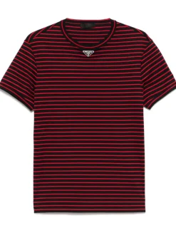 PRADA T-shirt with triangle logo