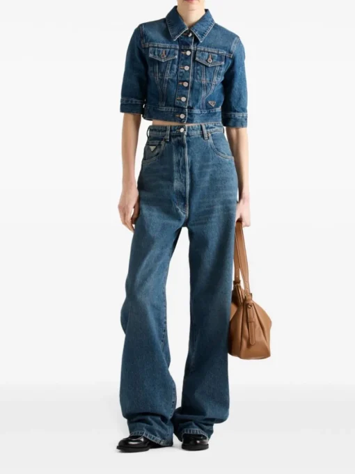 PRADA Cropped denim jacket