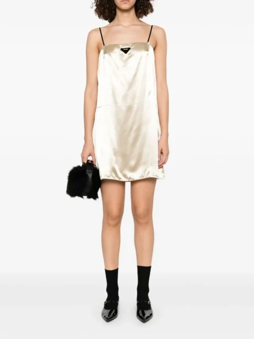 PRADA dress with triangle logo