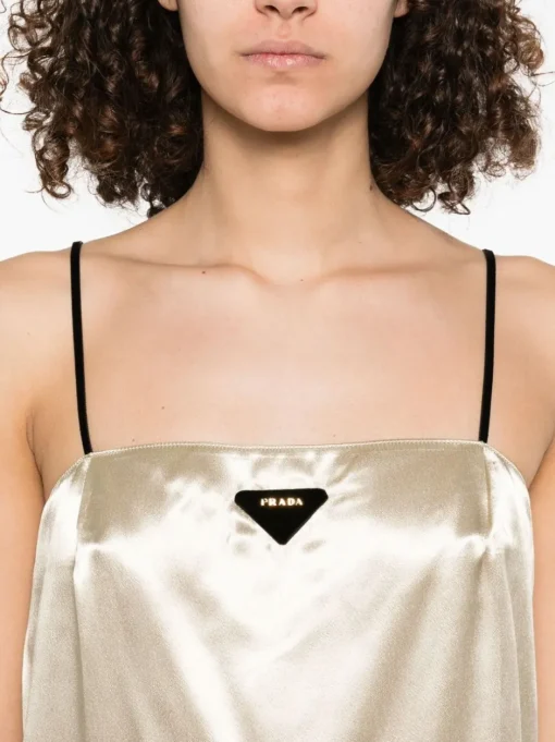PRADA dress with triangle logo