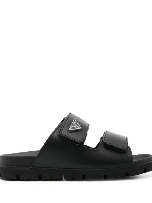 PRADA Leather sandals with straps