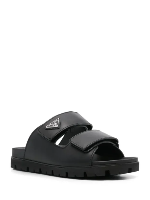 PRADA Leather sandals with straps