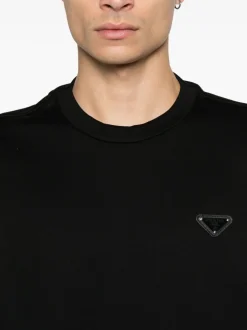 PRADA Polo shirt with triangle logo