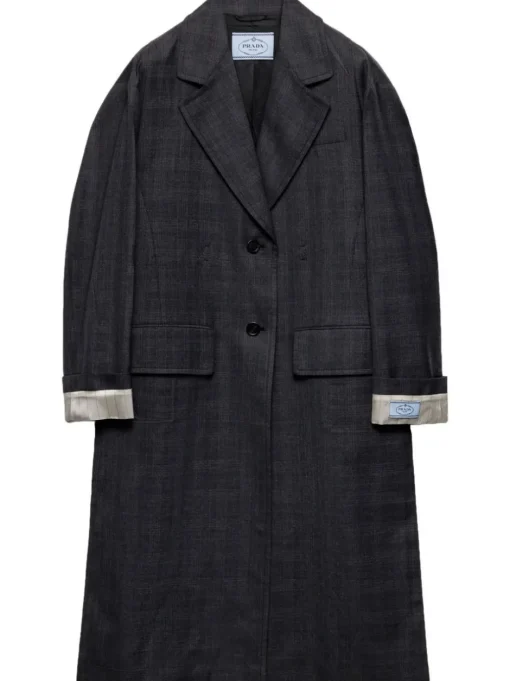 PRADA Single-breasted wool coat