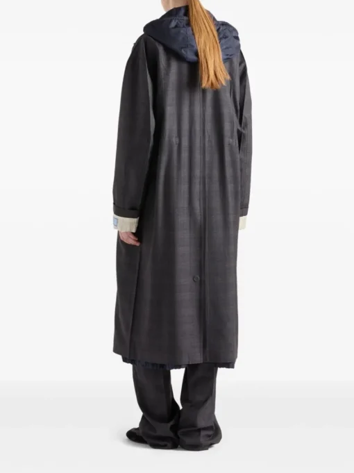 PRADA Single-breasted wool coat