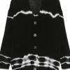 ROBERTO COLLINA Cardigan with tie-dye pattern
