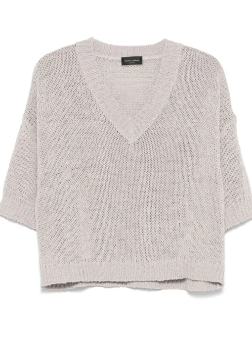 ROBERTO COLLINA Fair Isle pattern sweater