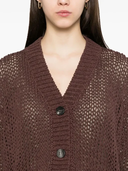 ROBERTO COLLINA open-knit cardigan