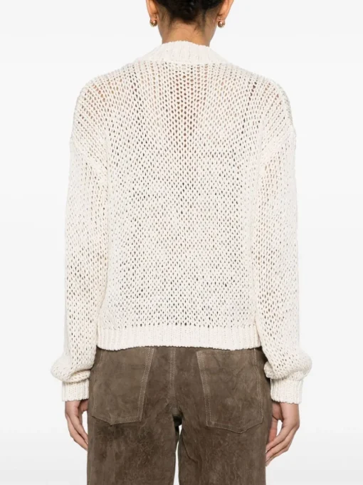 ROBERTO COLLINA Openwork knit cardigan