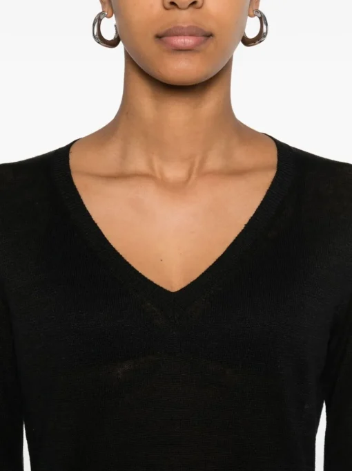 S MAXMARA S MAX MARA V-neck in linen