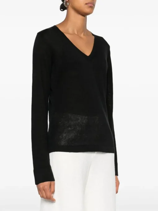 S MAXMARA S MAX MARA V-neck in linen