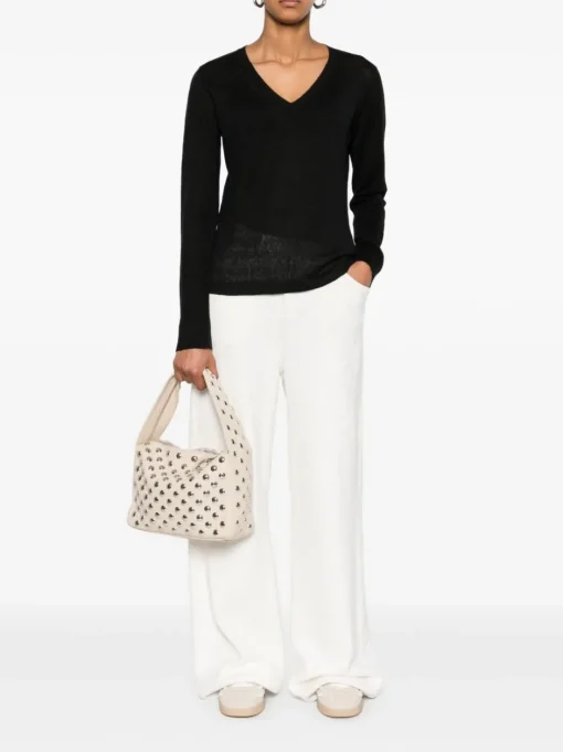 S MAXMARA S MAX MARA V-neck in linen