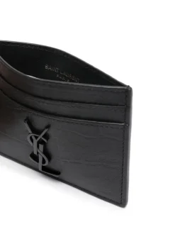 SAINT LAURENT Card holder with application