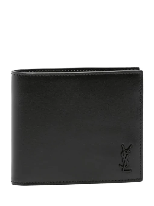 SAINT LAURENT Cassandre East/West micro wallet