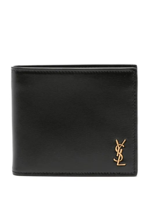 SAINT LAURENT Cassandre East/West micro wallet
