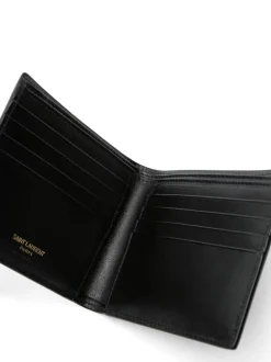 SAINT LAURENT Cassandre East/West micro wallet