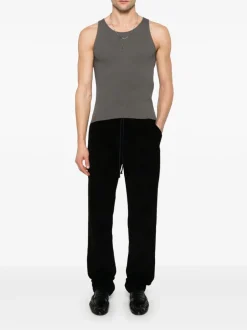 SAINT LAURENT RIBBED TANK TOP