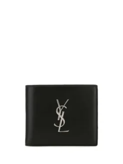SAINT LAURENT Wallet with East/West monogram