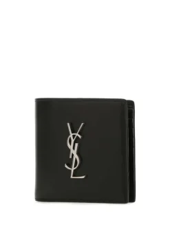 SAINT LAURENT Wallet with East/West monogram