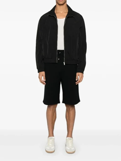 SAINT LAURENT , wrinkled effect nylon blouson