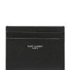SAINT LAURENT Card holder with logo