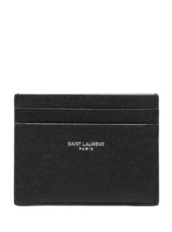 SAINT LAURENT Card holder with logo