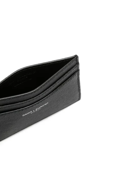 SAINT LAURENT Card holder with logo