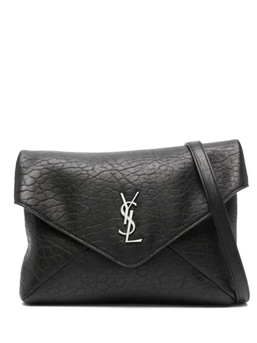 SAINT LAURENT Large Cassandre envelope clutch