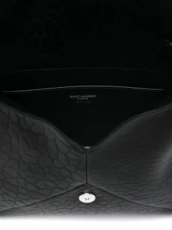 SAINT LAURENT Large Cassandre envelope clutch