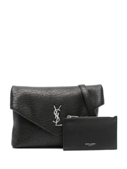 SAINT LAURENT Large Cassandre envelope clutch