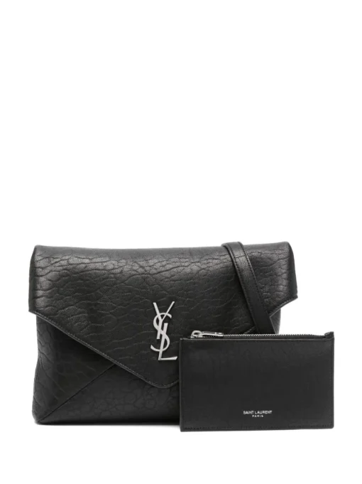 SAINT LAURENT Large Cassandre envelope clutch