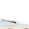 SANTONI leather moccasins
