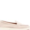 SANTONI leather moccasins