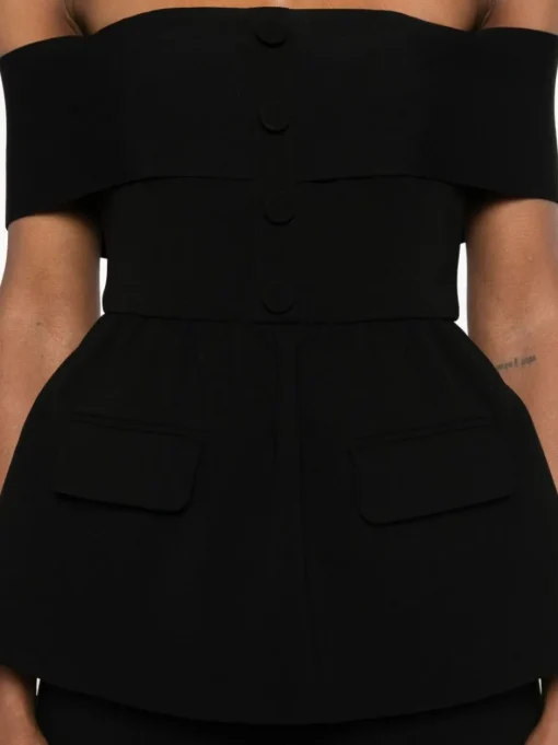 SELF PORTRAIT Self-Portrait One-piece jumpsuit with open shoulders