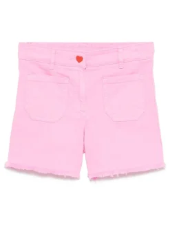 Kids STELLA Mc.CARTNEY KIDS Stella McCartney Kids Denim shorts with fringes