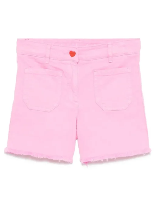 Kids STELLA Mc.CARTNEY KIDS Stella McCartney Kids Denim shorts with fringes