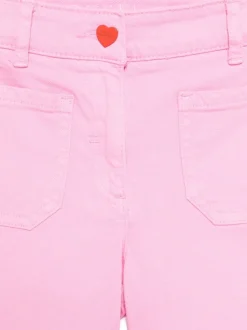 Kids STELLA Mc.CARTNEY KIDS Stella McCartney Kids Denim shorts with fringes