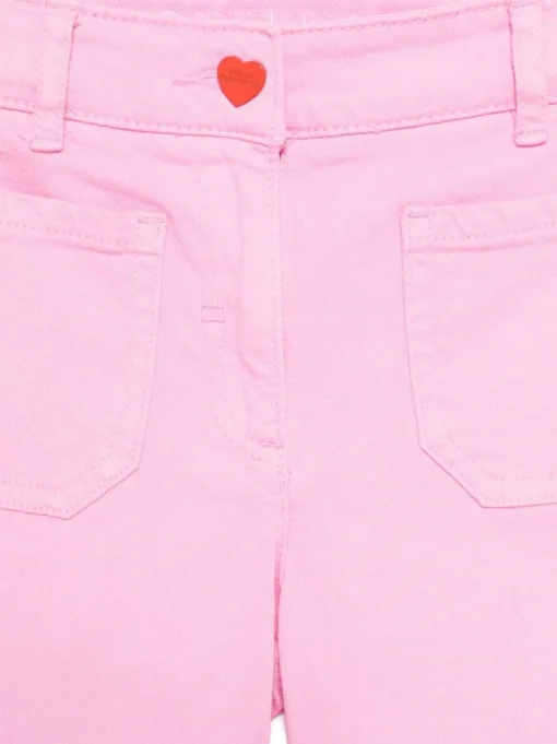Kids STELLA Mc.CARTNEY KIDS Stella McCartney Kids Denim shorts with fringes