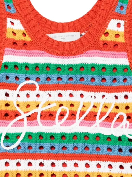 Kids STELLA Mc.CARTNEY KIDS Stella McCartney Kids Openwork knit dress