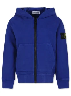 Kids/BOY STONE ISLAND KIDS Stone Island Junior Felpa con applicazione Compass