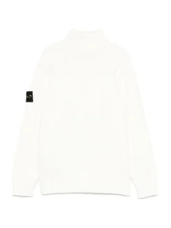 Kids/BOY STONE ISLAND KIDS Stone Island Junior Felpa con applicazione Compass
