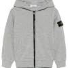 Kids/BOY STONE ISLAND KIDS Stone Island Junior Hooded sweatshirt with Compass application