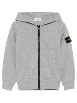 Kids/BOY STONE ISLAND KIDS Stone Island Junior Hooded sweatshirt with Compass application