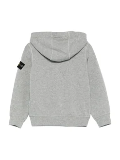 Kids/BOY STONE ISLAND KIDS Stone Island Junior Hooded sweatshirt with Compass application