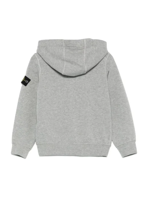 Kids/BOY STONE ISLAND KIDS Stone Island Junior Hooded sweatshirt with Compass application
