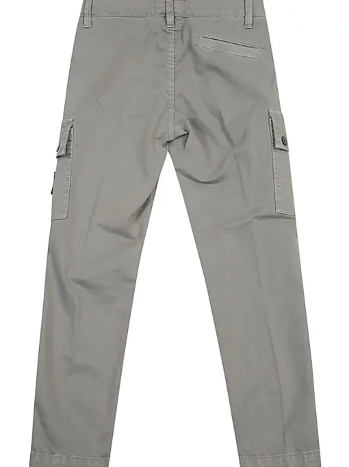 Kids/BOY STONE ISLAND KIDS Stone Island Junior Pantaloni cargo con stemma della bussola
