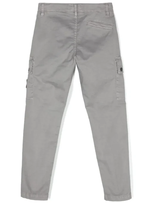 Kids/BOY STONE ISLAND KIDS Stone Island Junior Pantaloni cargo con stemma della bussola